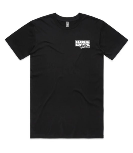Bike Lyfe Nation Logo ADULT T-Shirt - Black