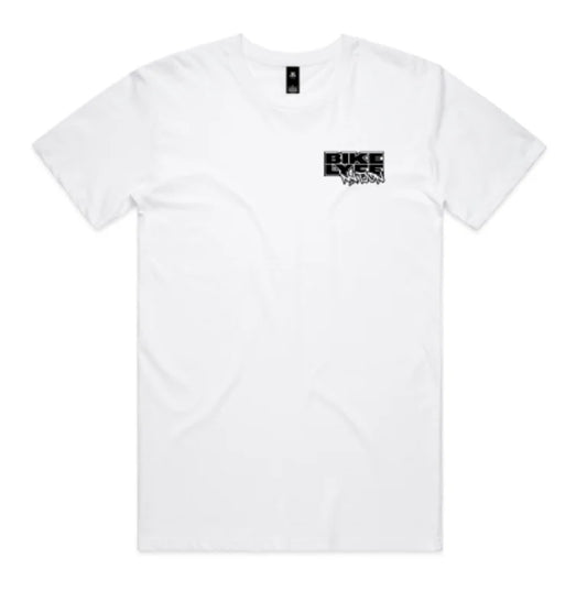 Bike Lyfe Nation Logo ADULT T-Shirt - White