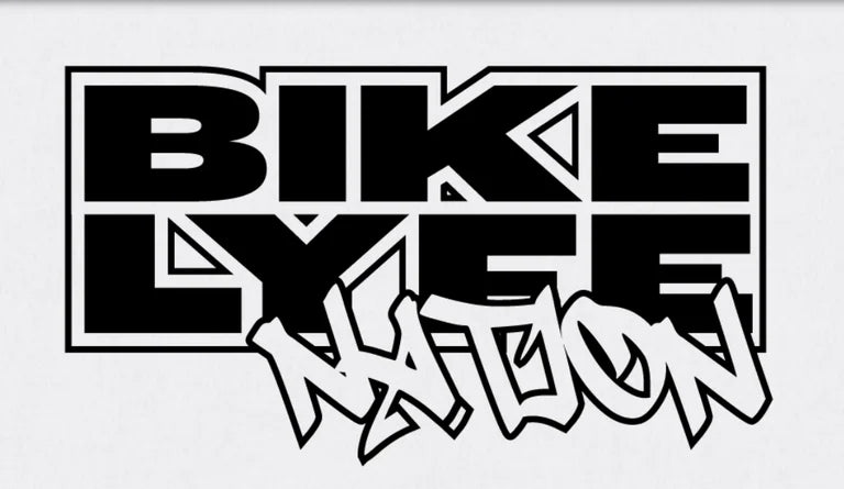 Bike Lyfe Nation Logo ADULT T-Shirt - White