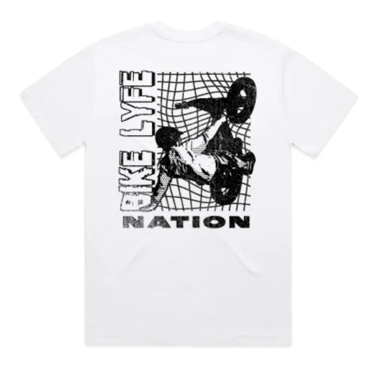 Fenced Hand Drag T-Shirt - White