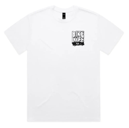 Fenced Hand Drag T-Shirt - White