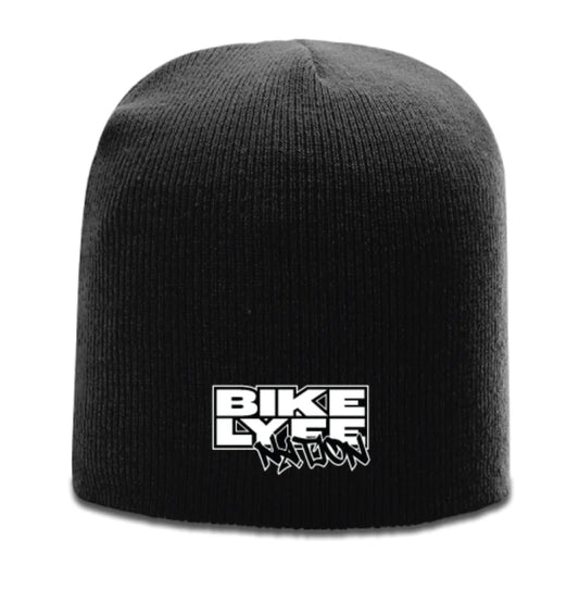Bike Lyfe Nation Logo Knit Beanie - Black