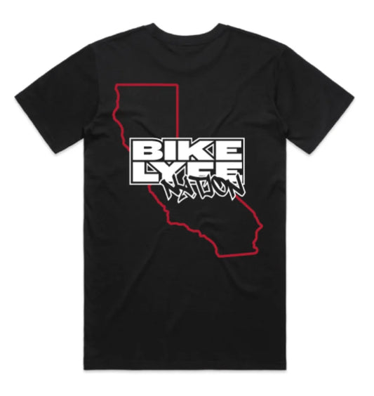 Bike Lyfe Nation CALI EDITION T-Shirt - Black