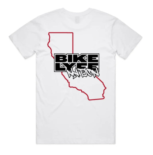 Bike Lyfe Nation CALI EDITION T-Shirt - White