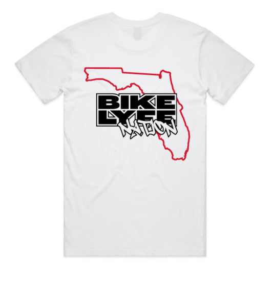 Bike Lyfe Nation FLORIDA EDITION T-Shirt - White